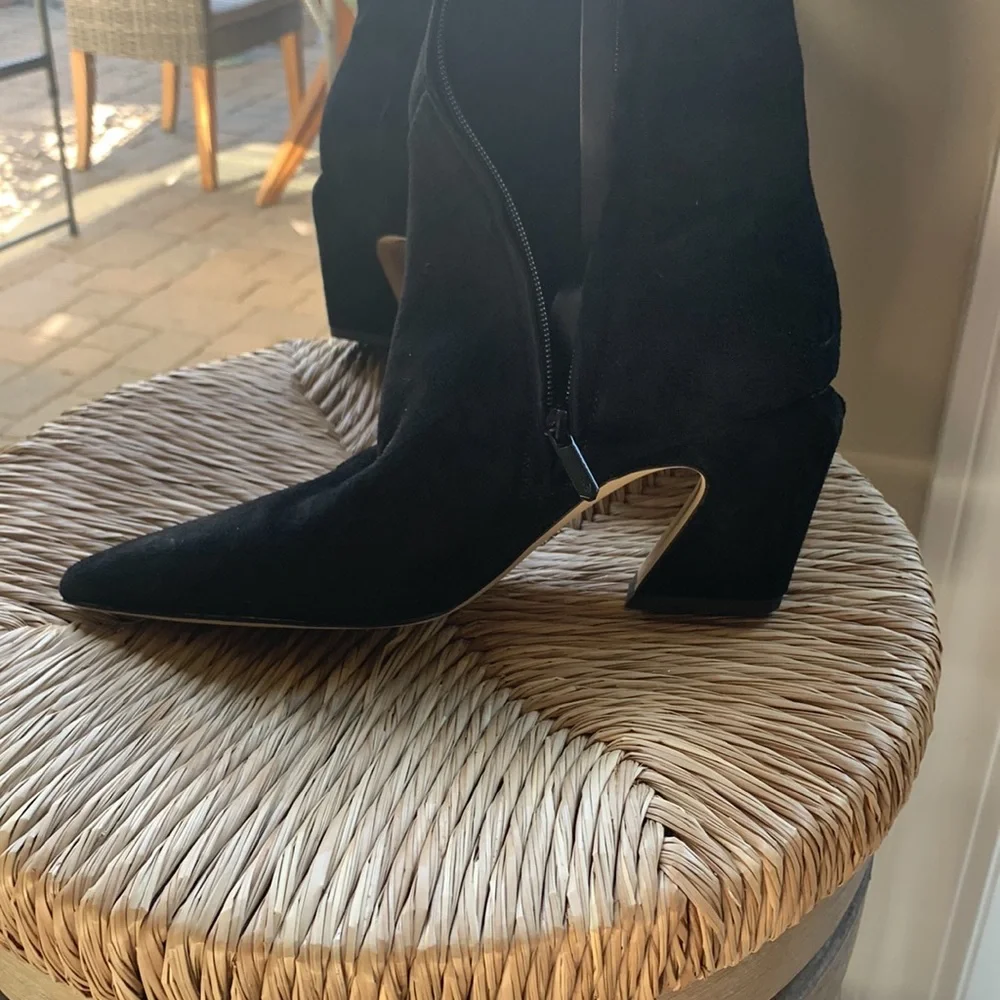 Sam Edelman black suede knee high boots - Picture 13 of 15